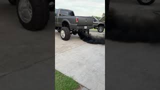 60 powerstroke rolling coal with innovative tunes [upl. by Ahsas481]