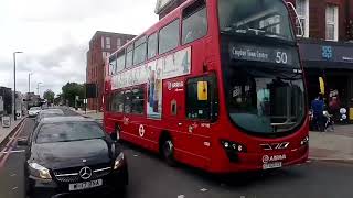 Full Route Visual  Route 255 Balham Station  Pollards Hill  ENL57 [upl. by Wanfried]