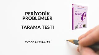 PERİYODİK PROBLEMLER TARAMA TESTİ KAREKÖK YAYINLARI MATEMATİK SIFIR [upl. by Peri]