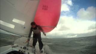 Amazing broach on an Etchells 22 [upl. by Anitnamaid]