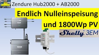 Zendure Hub2000 AB 2000 alle Details alle Funktionen Zendure SolarFlow Hub2000 AB2000 [upl. by Nashom710]