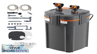 VEVOR Aquarium Filter 225GPH 2Stage Canister Filter 55 Gallon UltraQuiet Internal Review [upl. by Jessamyn]