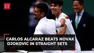 Wimbledon 2024 Carlos Alcaraz defeats Novak Djokovic to retain crown [upl. by Jessie868]