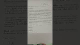 Letter Reply To Income Tax Pan Services Unit For Discrepancy Clarification pancard discrepancy [upl. by Dukey303]