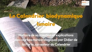 Calendrier biodynamique  historique et explications courbes météo  MABD [upl. by Sarajane814]