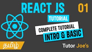 React JS Complete Tutorial in Tamil  Day  01  React JS in Tamil [upl. by Auoy]