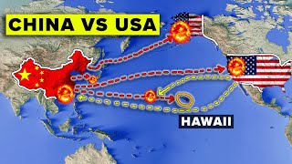 If US and China Go To War Who Loses Hour by Hour [upl. by Stoller698]