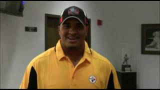 Steelers Rookies tour HOF [upl. by Llerihs36]