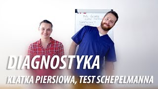 Diagnostyka  Klatka piersiowa Test Schepelmanna [upl. by Nosoj]