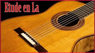 Etude en LA  Classical Guitar by Frédéric Mesnier [upl. by Marven]