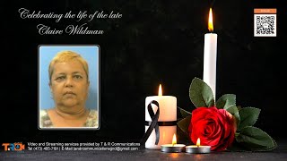 Celebrating the life of Claire Wildman [upl. by Sassan]