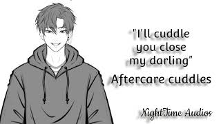 ASMR  Boyfriend Gives Aftercare Cuddles ASMR SleepAid Comfort ASMR Roleplay [upl. by Bertrando]