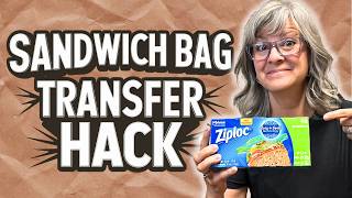 The AMAZING Sandwich Bag Transfer Hack  Transfer Graphics amp Photos [upl. by Ita]