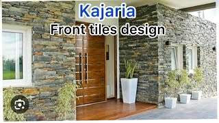 Kajaria elevation tiles  kajaria wall tiles for front elevation  elevation tiles youtubevideos [upl. by Lisa751]