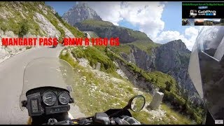 Slowenien Motorrad fahren  Slowenien Mangart  Bmw R 1150 GS  Honda VFR 1200 X Crosstourer [upl. by Aneleve559]