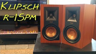 Klipsch R15PM  Z Reviews  PFG Speakers [upl. by Darnok]