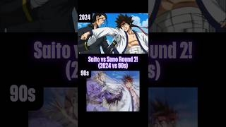 Saito vs Sano Round 2 Remake vs 90s rurounikenshin samuraix 90sanimeedits [upl. by Iuq]