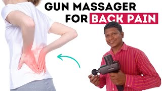 How to Use Massage Gun for Back Pain Agaro Polo [upl. by Lilac]