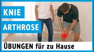 Arthrose im Knie  3 Übungen für zu Hause Gonarthrose [upl. by Fairweather]