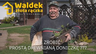 Jak szybko i łatwo zrobić drewniana doniczkę na kwiaty Waldek Złota Rączka [upl. by Creath]