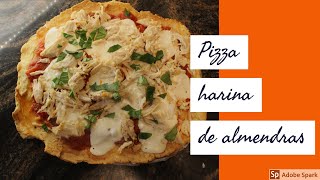 Masa de pizza con harina de almendras BAJA EN CARBOHIDRATOS [upl. by Amada837]