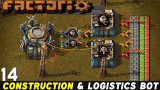 Factorio 14  Building Robots  TipsGuide [upl. by Anigger]