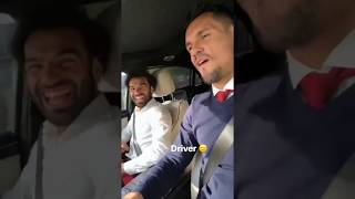 Mo Salah and Dejan Lovren en route to the awards [upl. by Dylane]