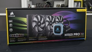 Corsair H150i Pro RGB and H115i Pro RGB AIO Review [upl. by Zucker165]