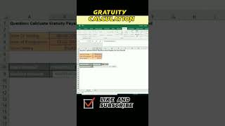 Gratuity Calculation with Ease [upl. by Nodroj]