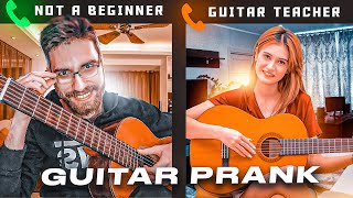 Professional GUITARIST DOESNT Pretends to be a BEGINNER to Guitar Lessons  PRANK 2 [upl. by Abraham369]