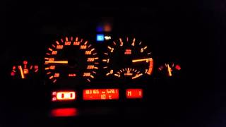 Bmw e46 325Ci Cabrio winter acceleration 0  100 [upl. by Einial]