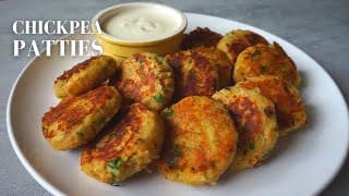 Chickpea Patties Recipe  The Best Chickpea Recipe Ever [upl. by Elaynad]