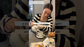 Un caffè americano in Italia 🇮🇹☕️ italianforforeigners corsoitaliano italianlessons italian [upl. by Carlin]