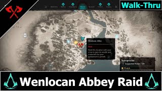 Wenlocan Abbey Raid Key amp All Wealth Chests WalkThru Assassins Creed Valhalla [upl. by Nevile984]