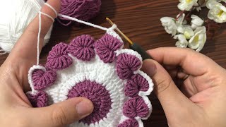 Crochet Motif 🤩‼️Knitting Motif 💫💯 Very easy crochet square motif model and how to make it [upl. by Con328]