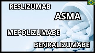 Qual a diferença entre RESLIZUMABE MEPOLIZUMABE e BENRALIZUMABE Reslizumab ajuda na ASMA GRAVE [upl. by Vikki]