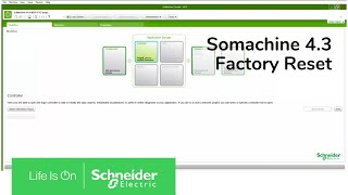 Resetting Somachine 43 to Factory Default  Schneider Electric Support [upl. by Trout]