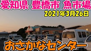 【神サブ53】愛知県豊橋市おさかなセンター2021年3月26日（金）平日朝6時の魚市場様子 一色産うなぎがメチャウマ [upl. by Tanya]