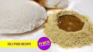 Idli Podi seivathu eppadi  Idli milagai podi recipe  How to make idli podi in Tamil [upl. by Kyd]