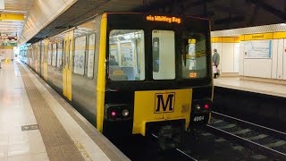 Tyne amp Wear Metro Metrocars 4050 and 4004 at Jesmond [upl. by Nial]