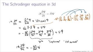 Schrodinger equation in 3d [upl. by Ahsatel]