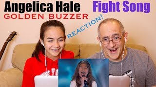 Angelica Hale Receives Golden Buzzer for Fight Song on AGT  The Champions  REACTION [upl. by Hamel80]