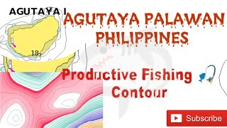 Ito na AGUTAYA PALAWAN mga productive Fishing Contour Spot  Navionics  jigging lure  Offshore [upl. by Annahtur]