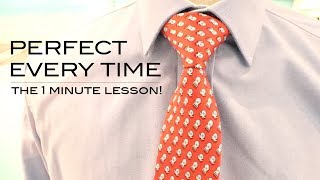 How to Tie a Windsor Knot quickly [upl. by Noswad]