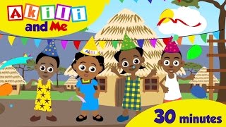 Happy Birthday Akili  30 minute Singalong of African Kids Songs [upl. by Bashemeth647]