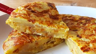 Easy Spanish Omelette For One Or Two  Tortilla de Patatas [upl. by Mathias]