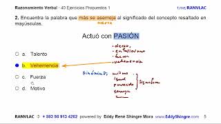 Razonamiento Verbal  parte 2 [upl. by Alisa]