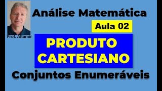 PRODUTO CARTESIANO entre CONJUNTOS ENUMERÁVEIS  Análise Matemática  AULA 02 [upl. by Manvel939]