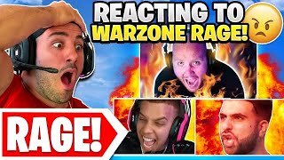 Reacting To The WORST Warzone Rage😯 [upl. by Vanhook]