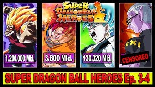 LIVELLI DI COMBATTIMENTO SUPER DRAGON BALL HEROES  Ep 34 [upl. by Pomona467]